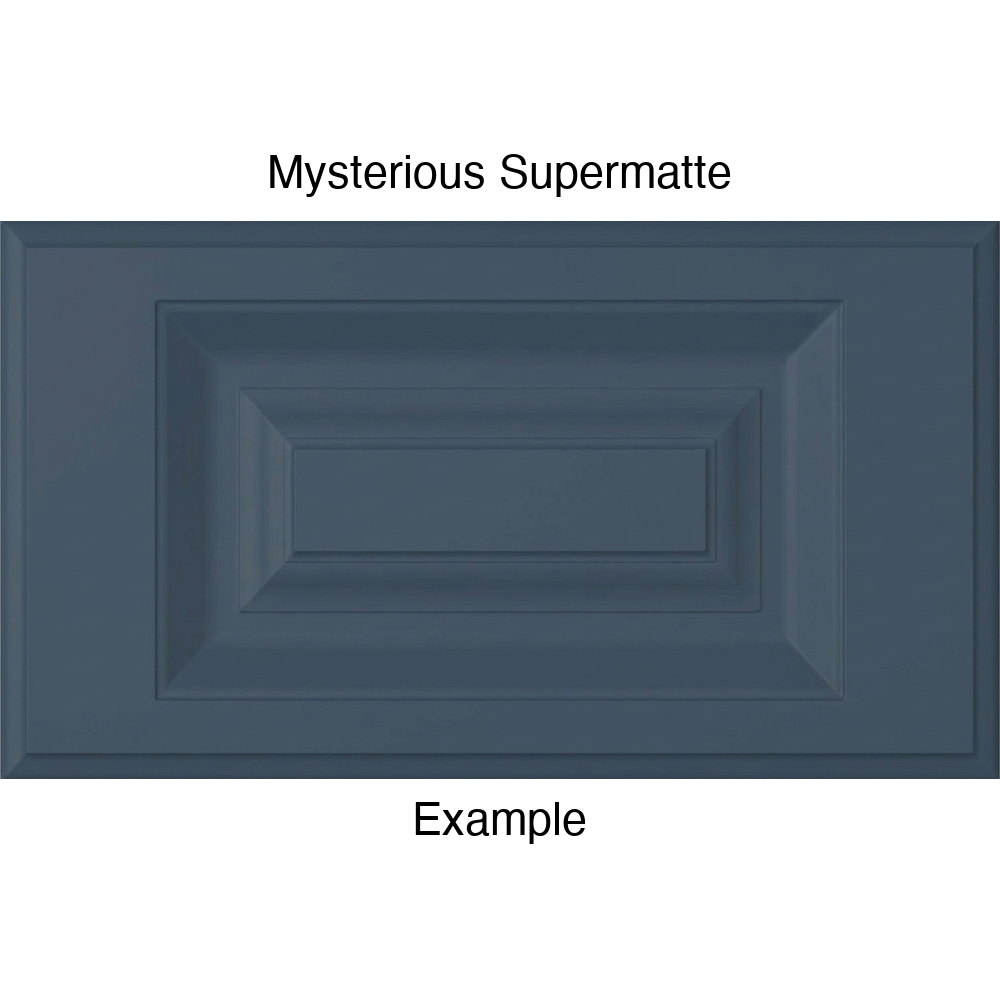 FS842 Thermofoil Drawer Front, Routed, in Mysterious Supermatte