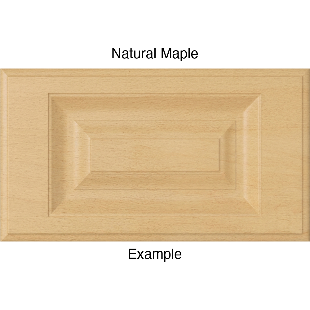 FS842 Thermofoil Drawer Front, Routed, in Natural Maple