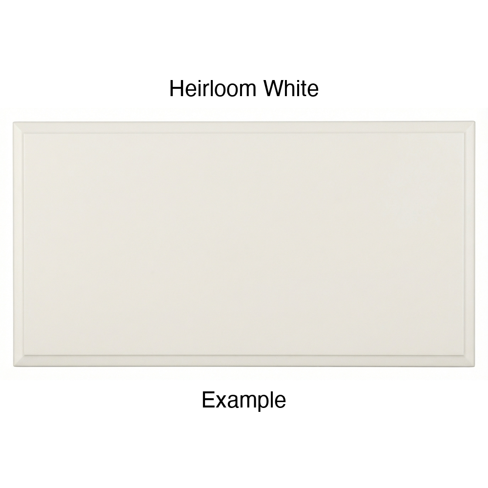 FS842 Thermofoil Drawer Front, Solid, in Heirloom White