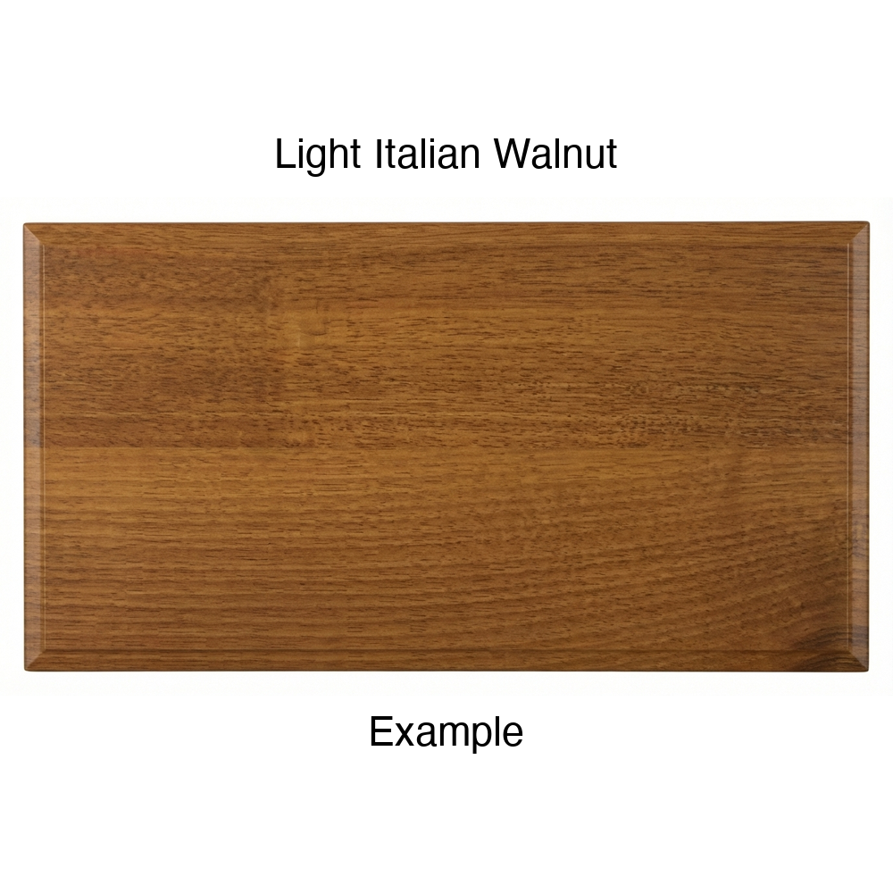 FS842 Thermofoil Drawer Front, Solid, in Light Italian Walnut
