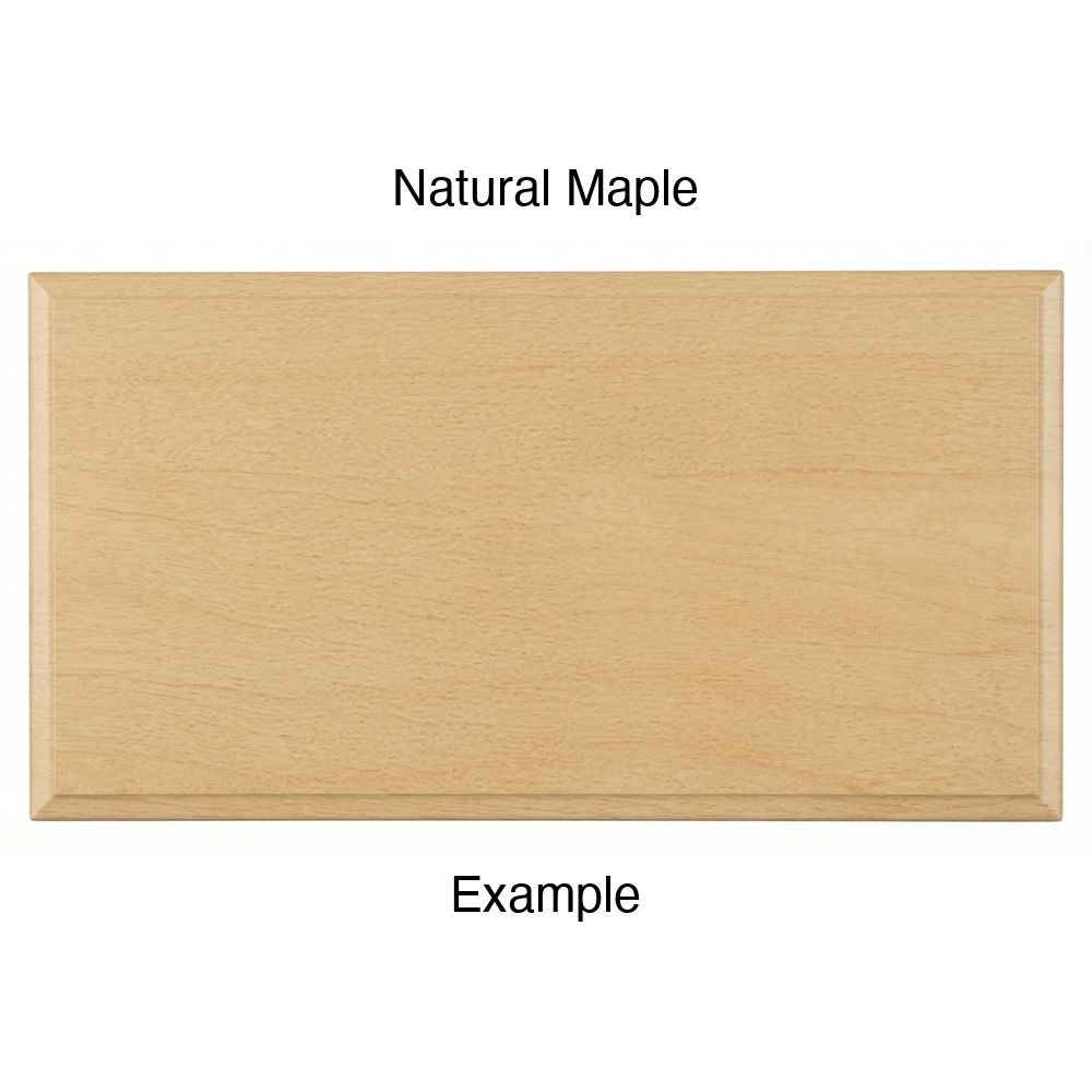 FS842 Thermofoil Drawer Front, Solid, in Natural Maple