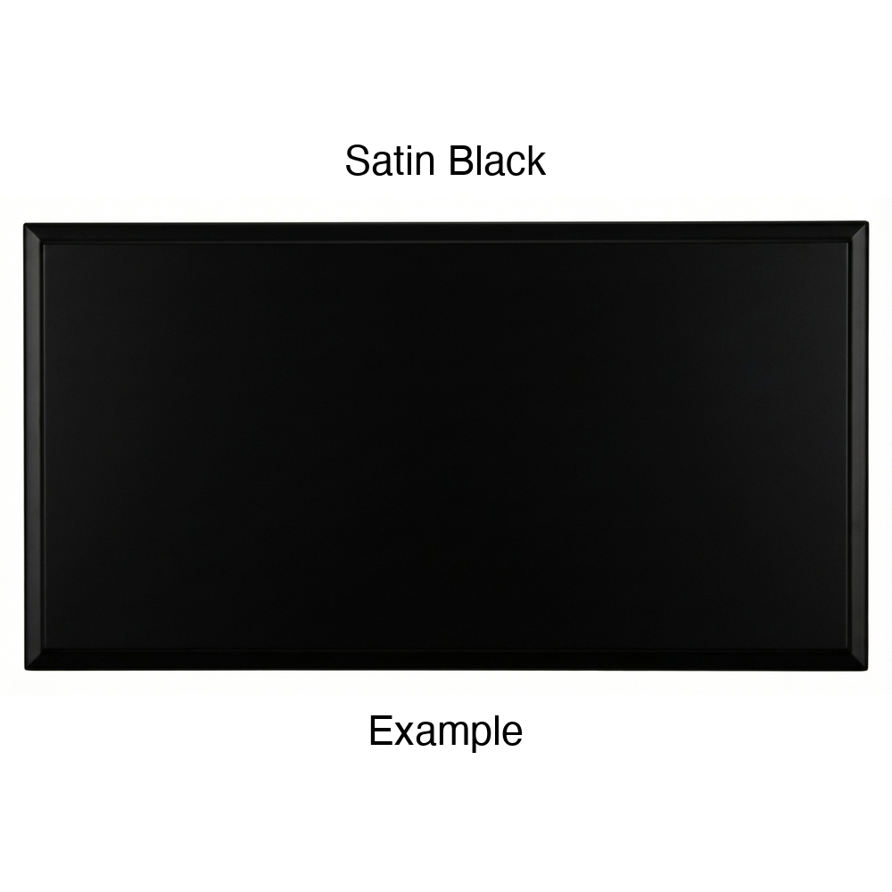 FS842 Thermofoil Drawer Front, Solid, in Satin Black