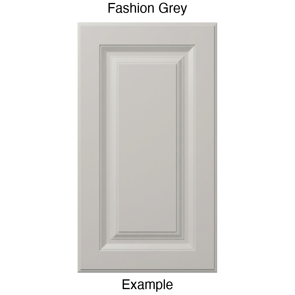 FS842 Raised Panel Thermofoil Cabinet Door in Fashion Grey