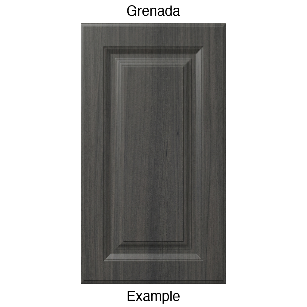 FS842 Raised Panel Thermofoil Cabinet Door in Grenada