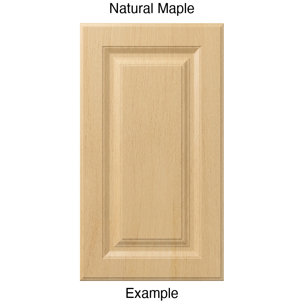 FS842 Raised Panel Thermofoil Cabinet Door in Natural Maple