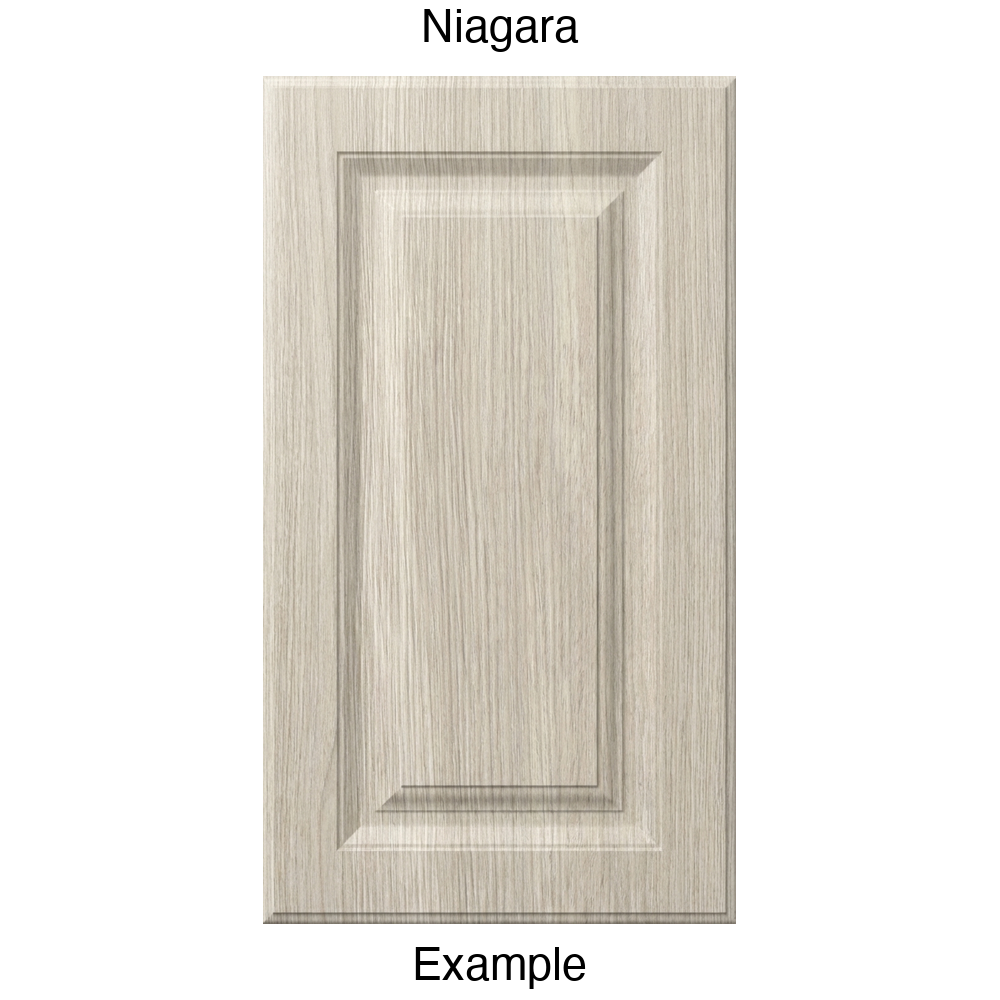 FS842 Raised Panel Thermofoil Cabinet Door in Niagara