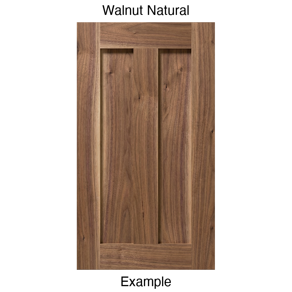 Flagstaff Recessed Panel Cabinet Door in Walnut Natural
