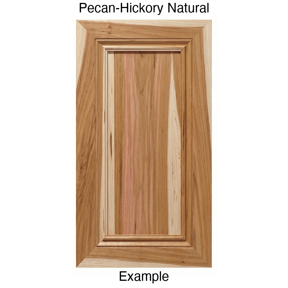 Frontier Recessed Panel Cabinet Door in Pecan-Hickory Natural