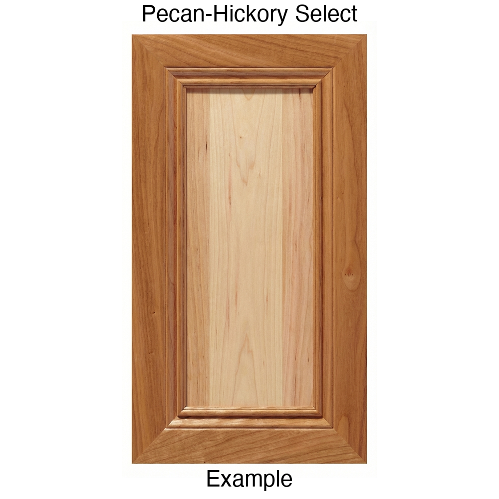 Frontier Recessed Panel Cabinet Door in Pecan-Hickory Select
