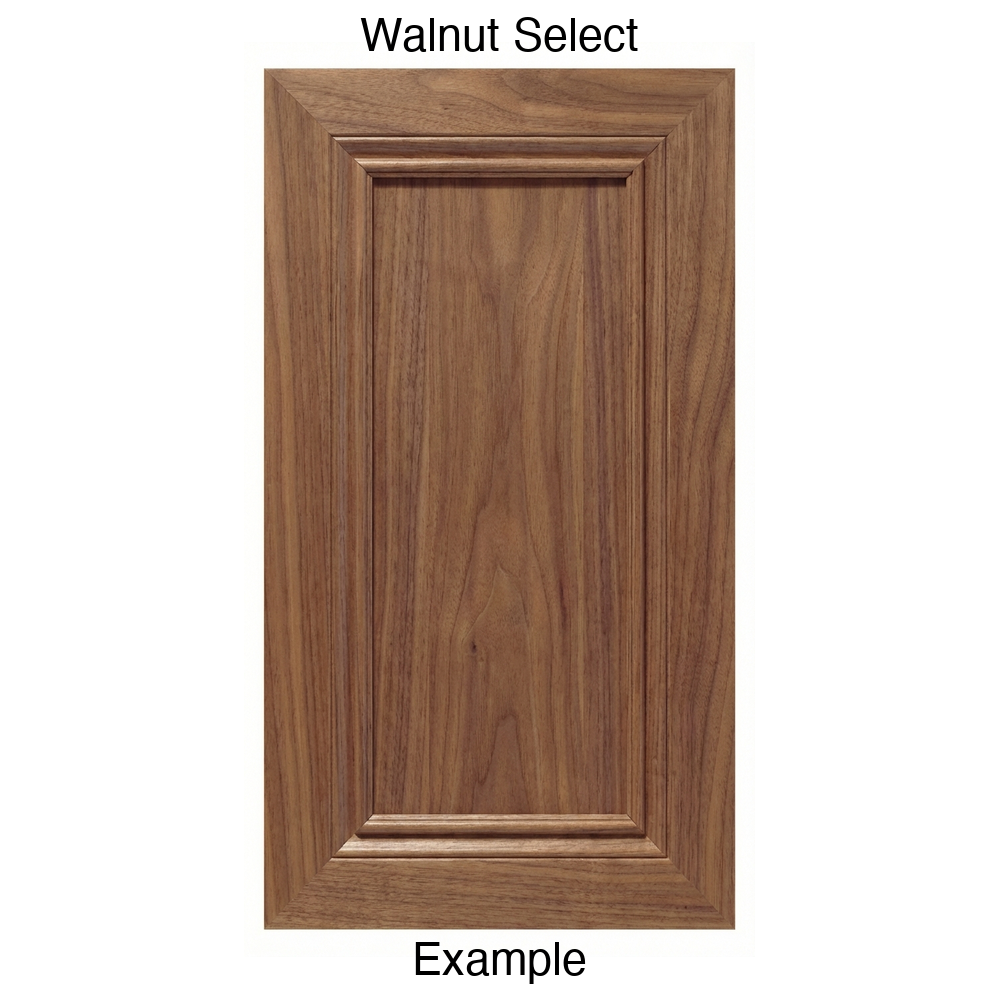 Frontier Recessed Panel Cabinet Door in Walnut Select