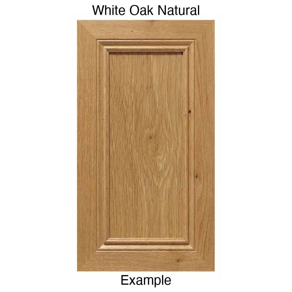 Frontier Recessed Panel Cabinet Door in White Oak Natural