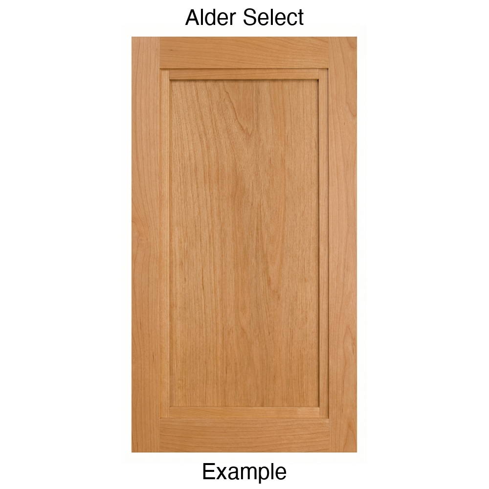 Graham Recessed Panel Cabinet Door in Alder Select