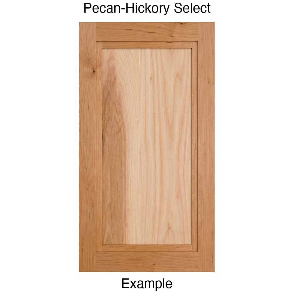 Graham Recessed Panel Cabinet Door in Pecan-Hickory Select