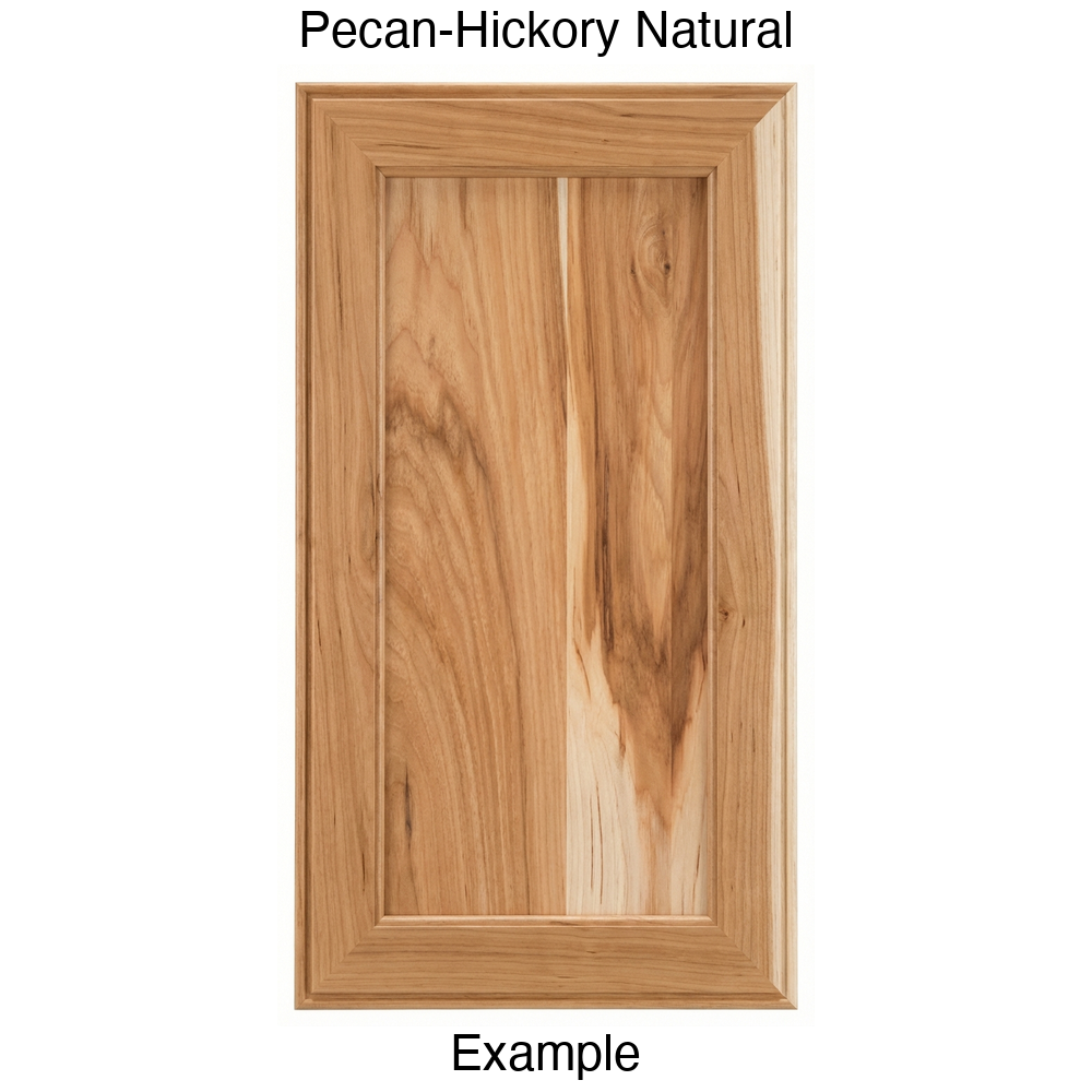 Hayes Recessed Panel Cabinet Door in Pecan-Hickory Natural