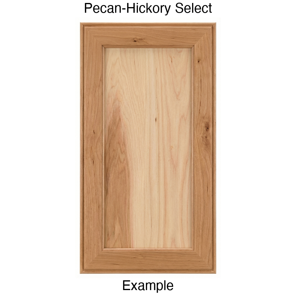 Hayes Recessed Panel Cabinet Door in Pecan-Hickory Select