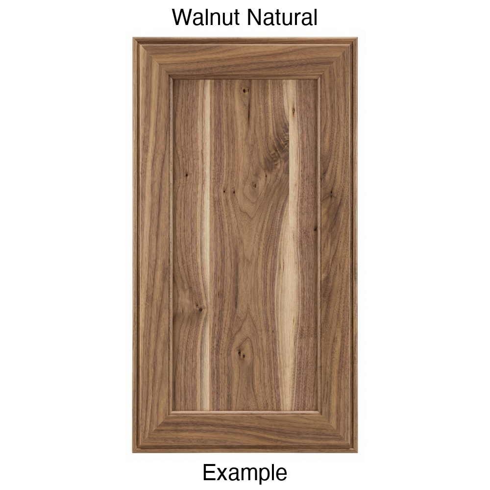 Hayes Recessed Panel Cabinet Door in Walnut Natural