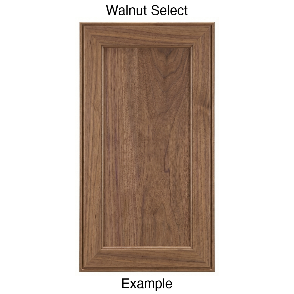Hayes Recessed Panel Cabinet Door in Walnut Select