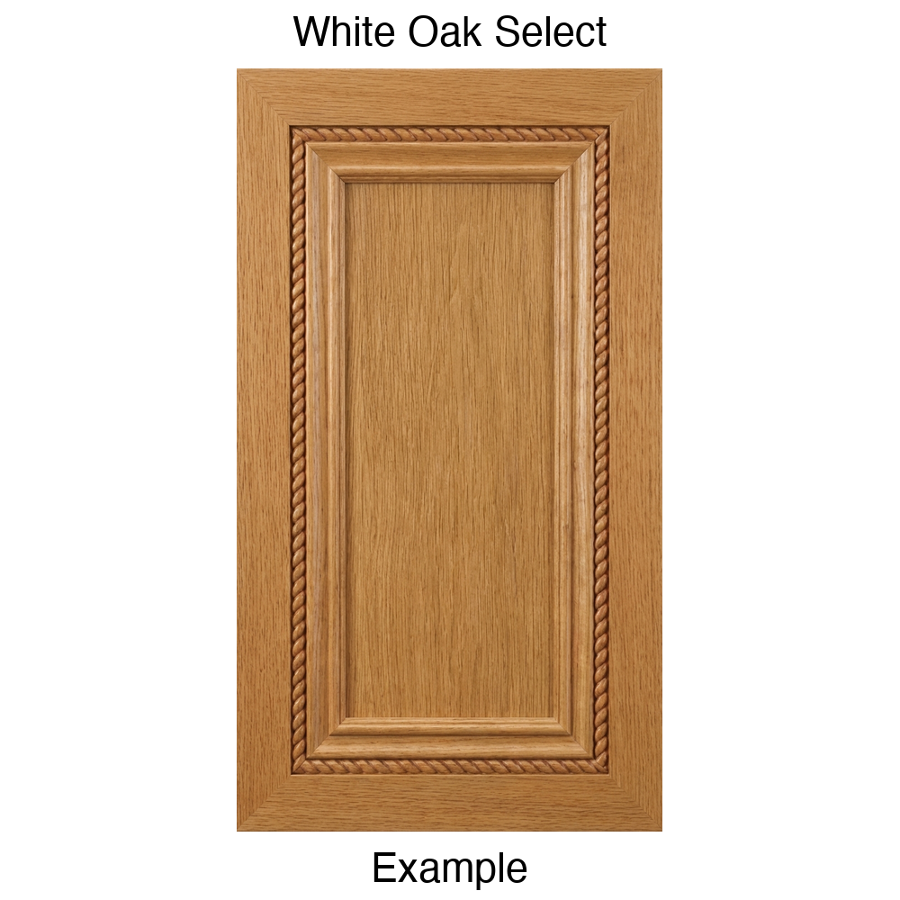 Highpointe Recessed Panel Cabinet Door in White Oak Select