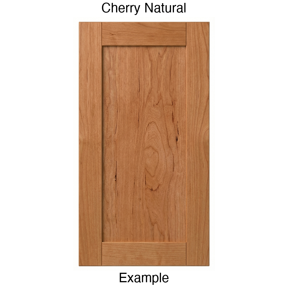 Indiana Recessed Panel Cabinet Door in Cherry Natural