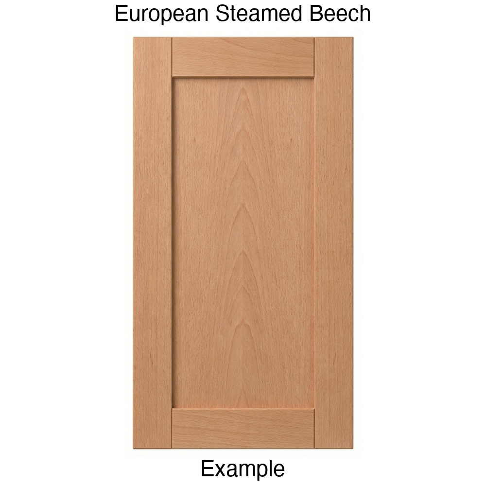 Indiana Recessed Panel Cabinet Door in European Steamed Beech