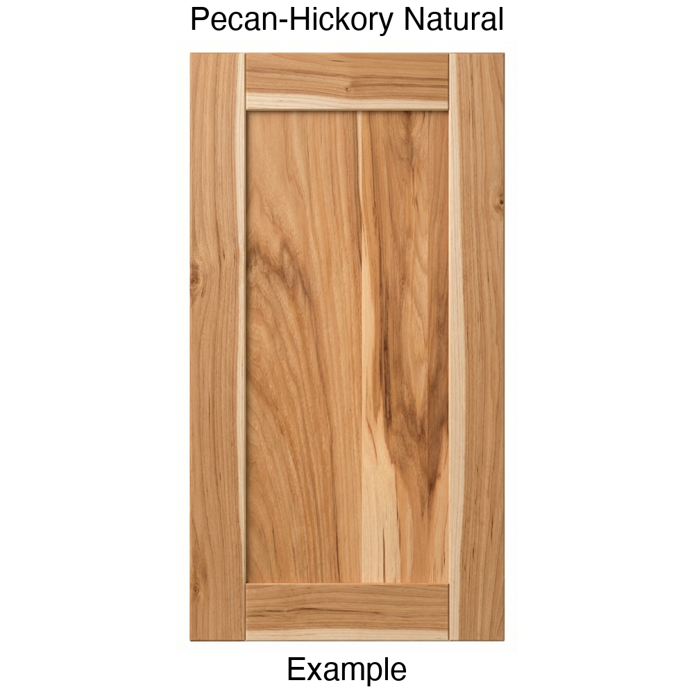 Indiana Recessed Panel Cabinet Door in Pecan-Hickory Natural