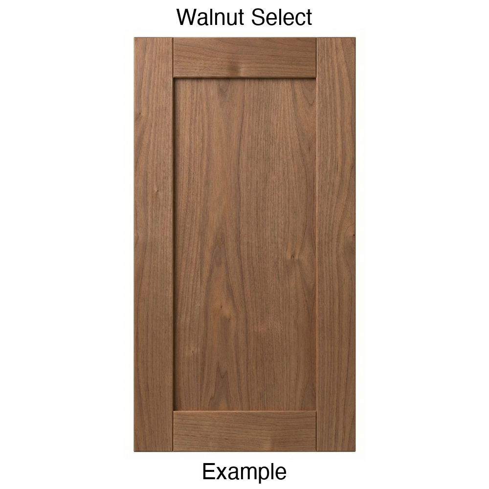 Indiana Recessed Panel Cabinet Door in Walnut Select