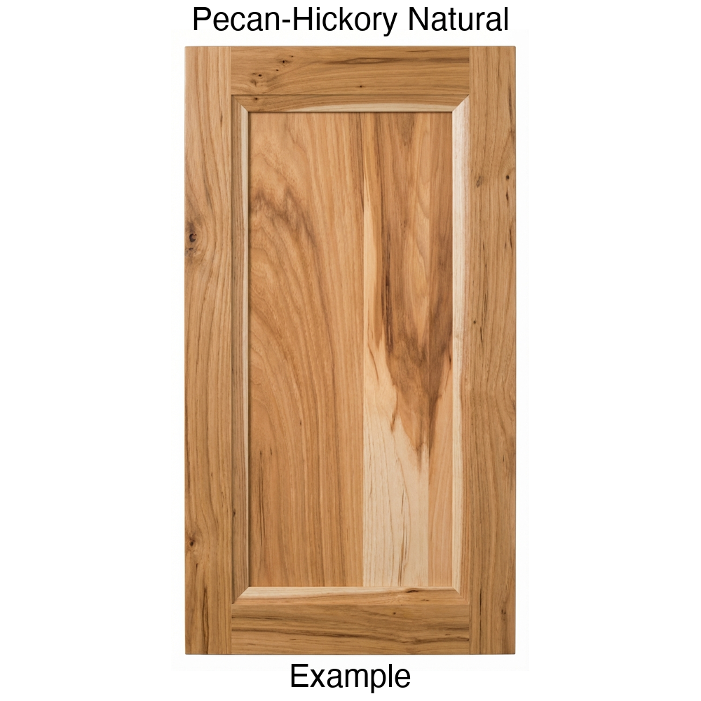 Isabella Recessed Panel Cabinet Door in Pecan-Hickory Natural