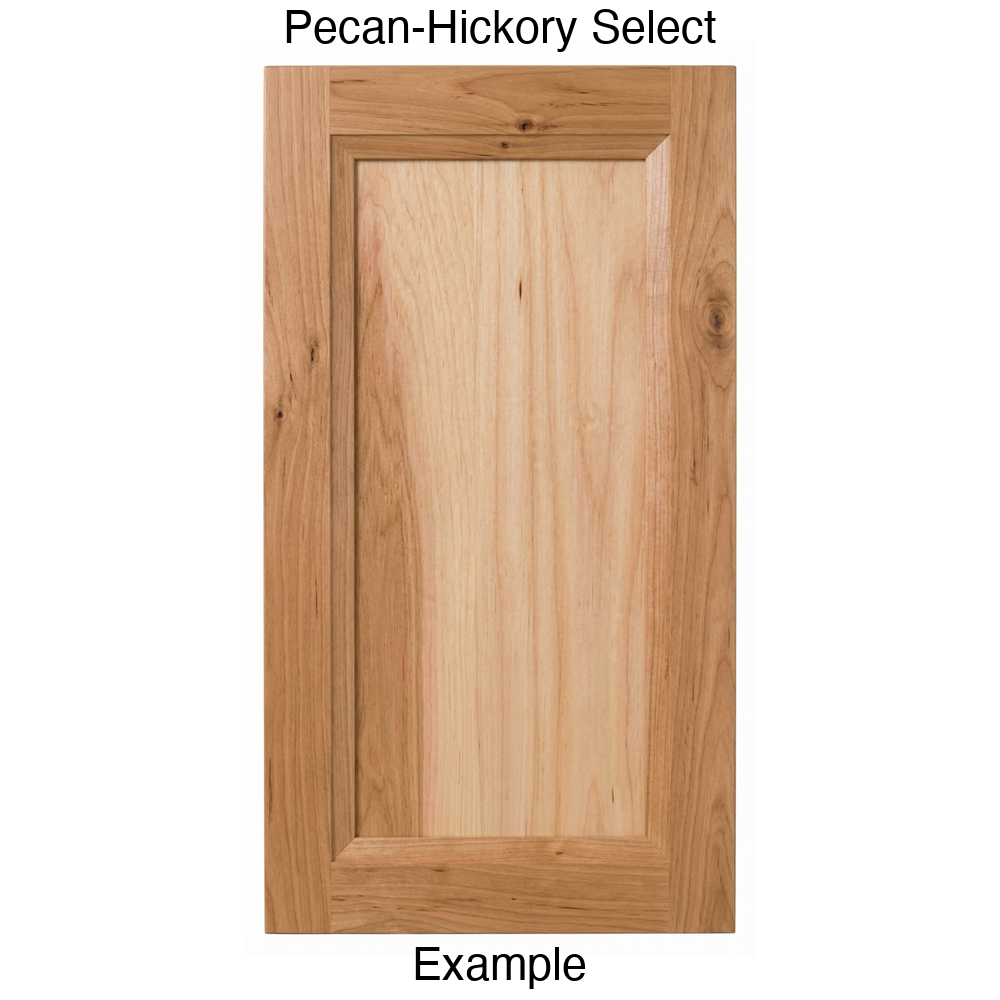 Isabella Recessed Panel Cabinet Door in Pecan-Hickory Select
