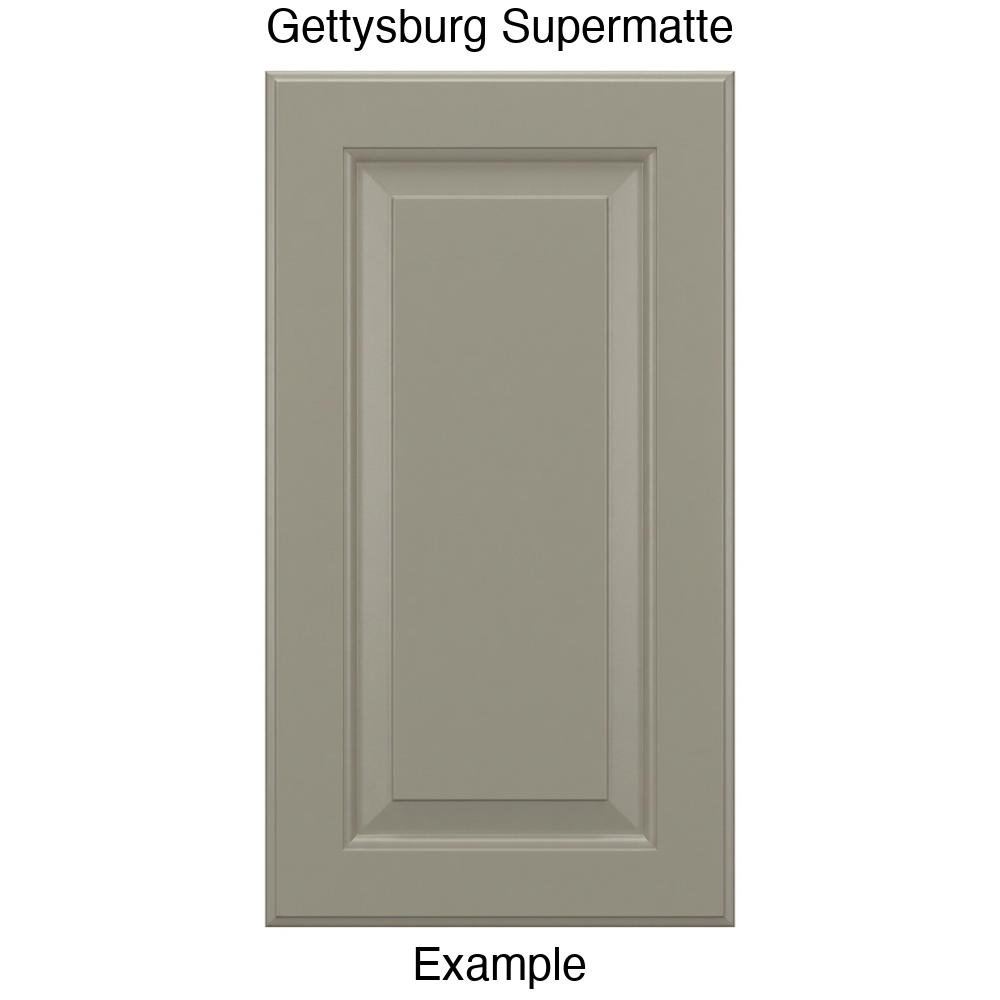 JR7 Raised Panel Thermofoil Cabinet Door (Revere Style) in Gettysburg Supermatte