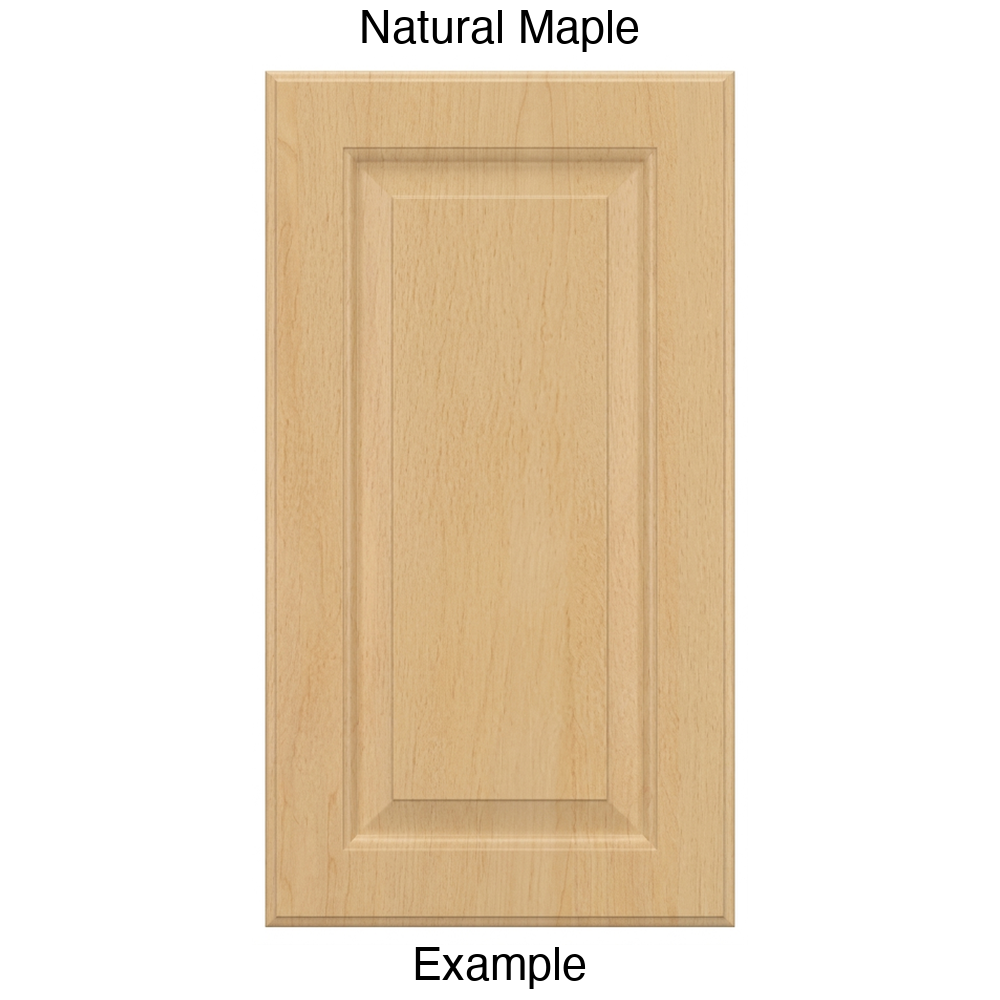 JR7 Raised Panel Thermofoil Cabinet Door (Revere Style) in Natural Maple