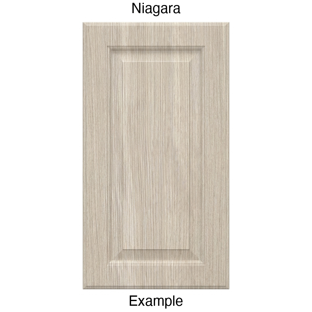 JR7 Raised Panel Thermofoil Cabinet Door (Revere Style) in Niagara