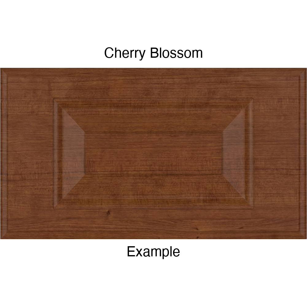 JR7 Thermofoil Drawer Front (Revere Style), Routed, in Cherry Blossom