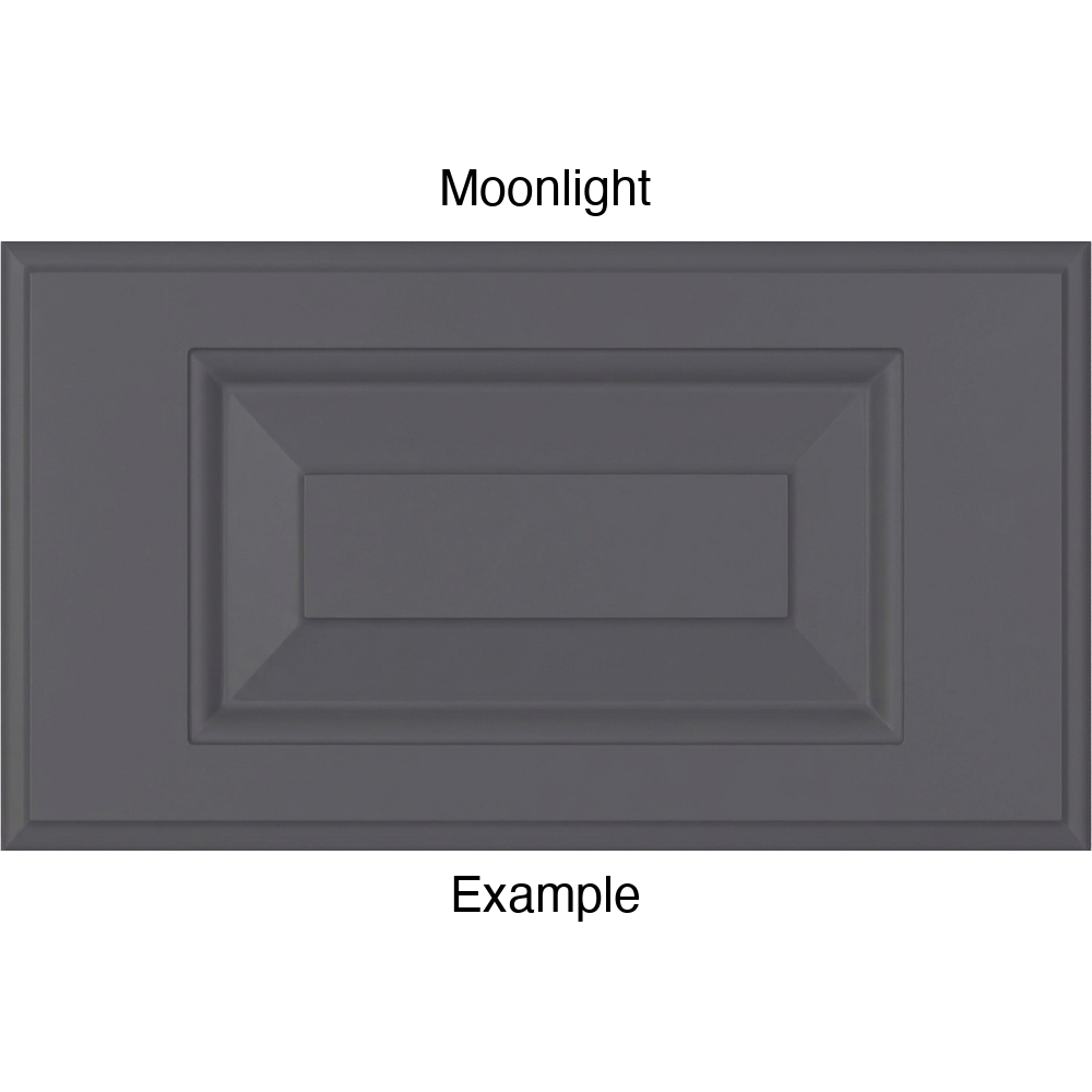 JR7 Thermofoil Drawer Front (Revere Style), Routed, in Moonlight