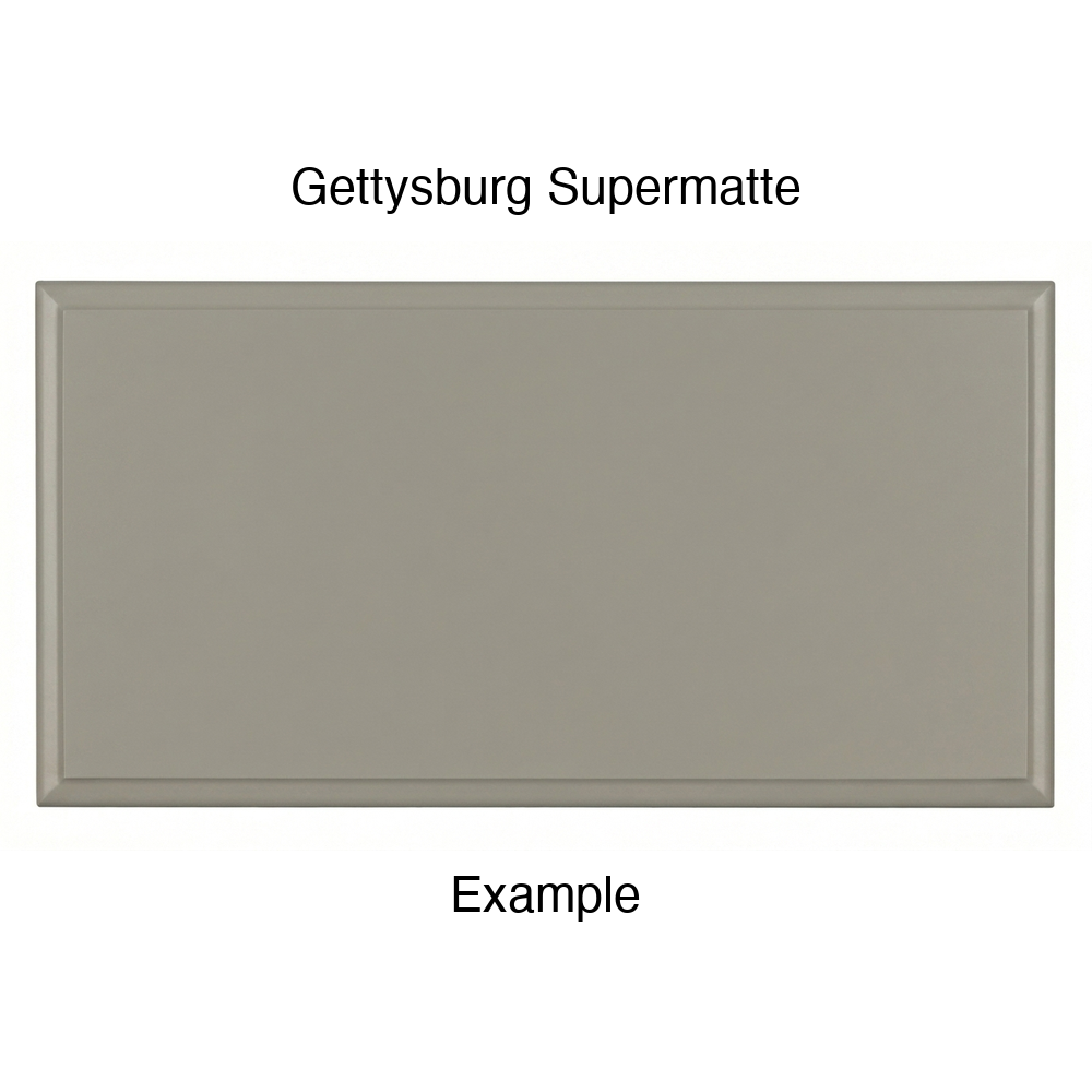 JR7 Thermofoil Drawer Front (Revere Style), Solid, in Gettysburg Supermatte