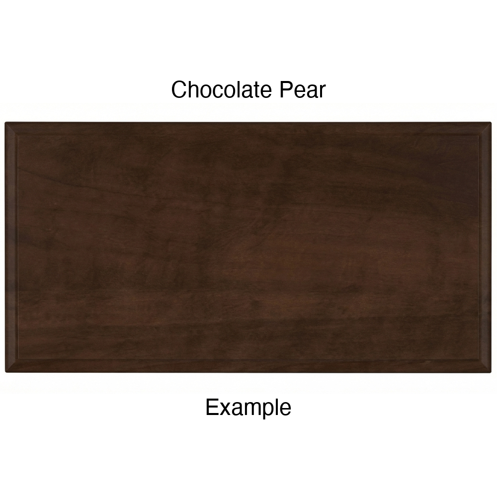 JR7 Thermofoil Drawer Front (Revere Style), Solid, in Chocolate Pear