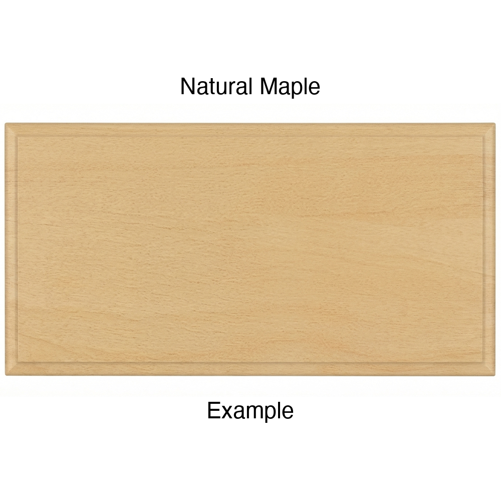 JR7 Thermofoil Drawer Front (Revere Style), Solid, in Natural Maple