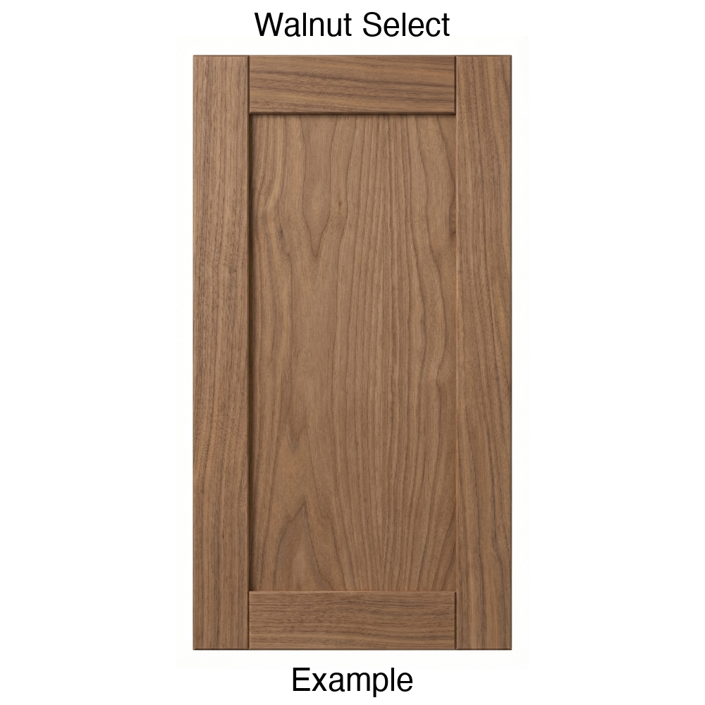 Jasper Recessed Panel Cabinet Door in Walnut Select