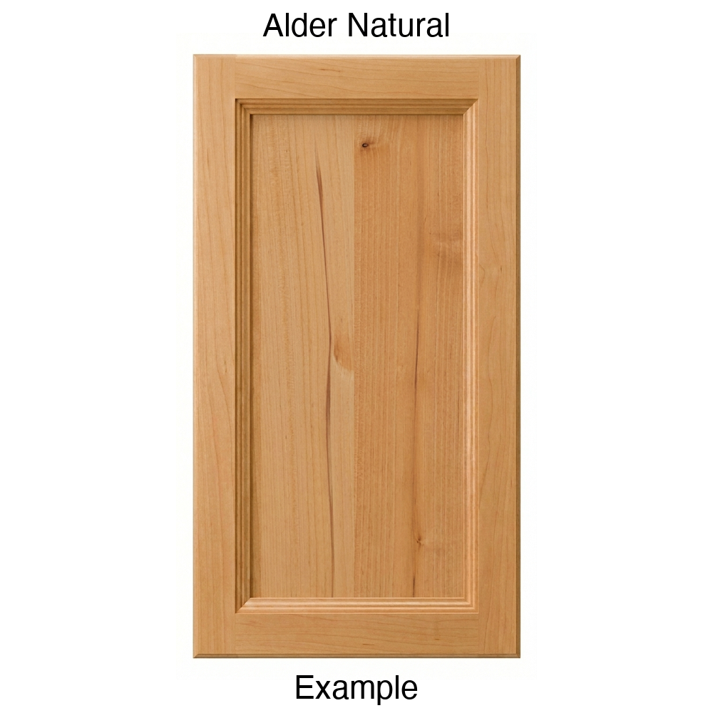Josephine Recessed Panel Cabinet Door in Alder Natural