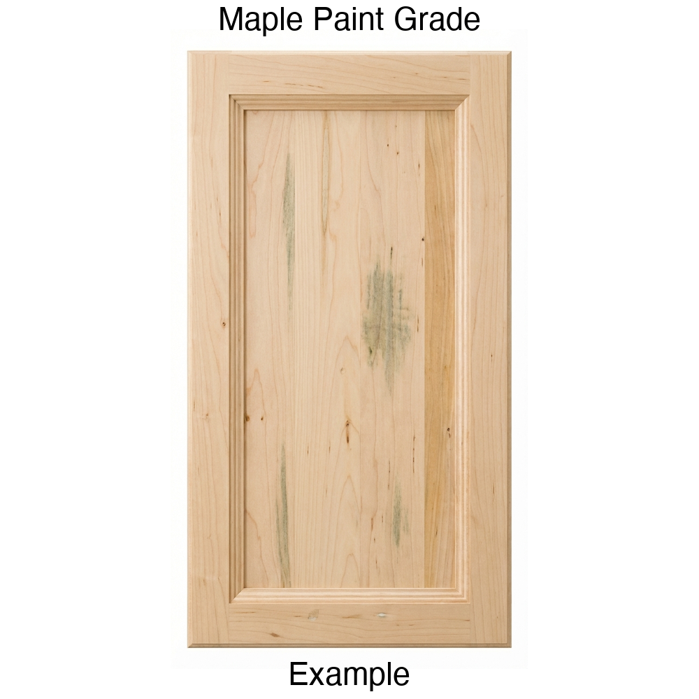 Josephine Recessed Panel Cabinet Door in Maple Paint Grade