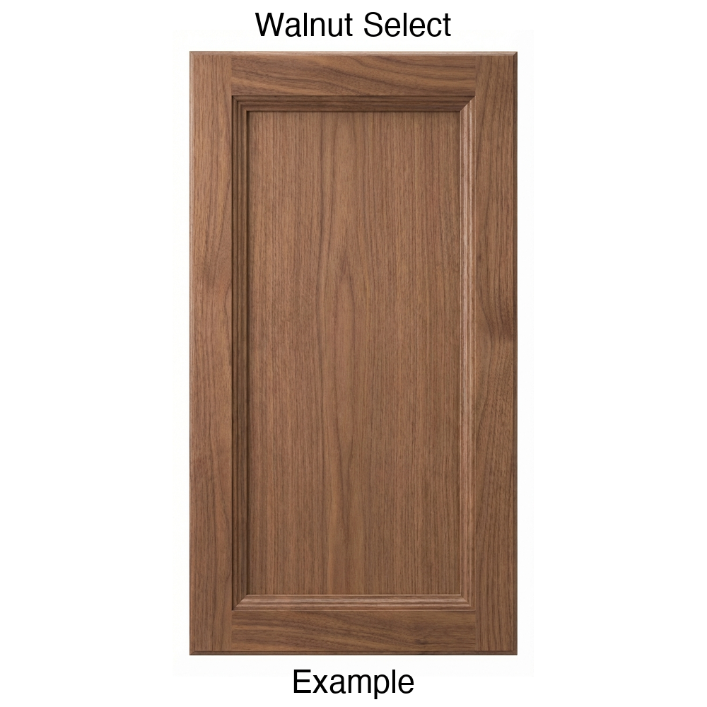 Josephine Recessed Panel Cabinet Door in Walnut Select