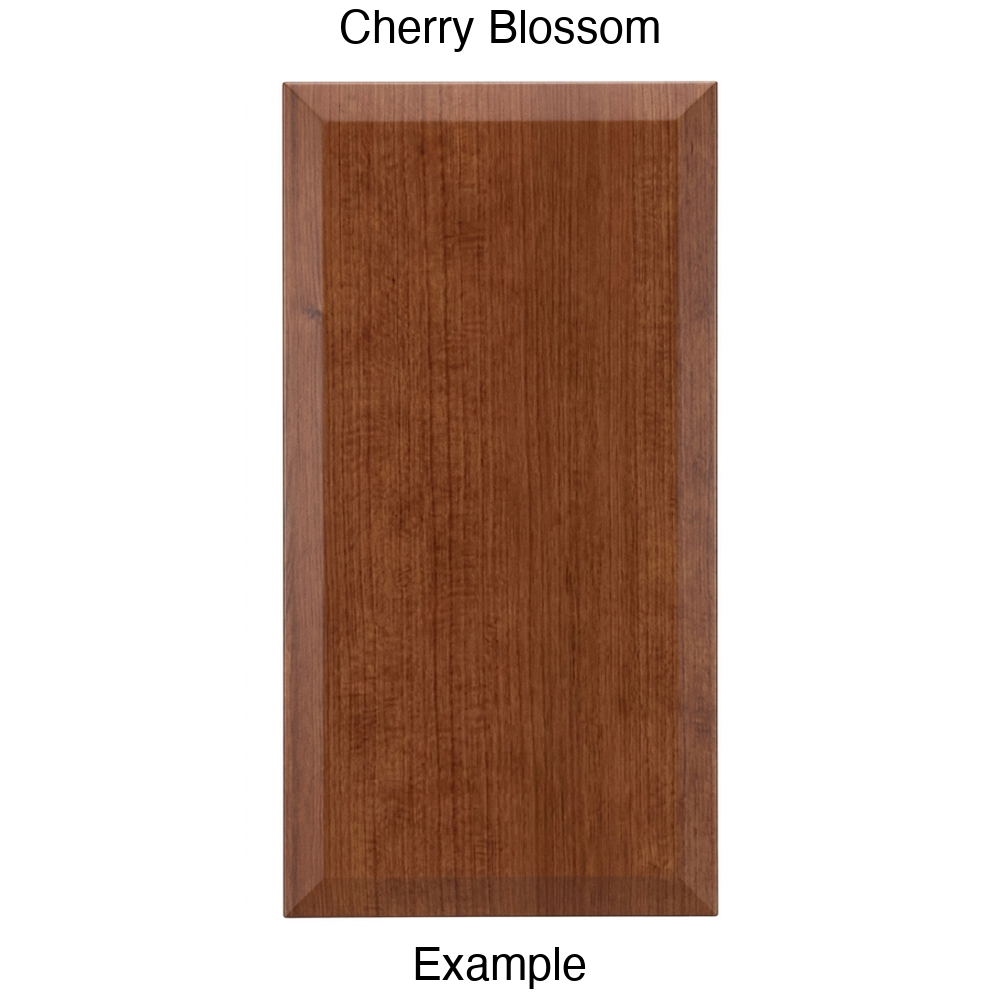 KB732 Slab Thermofoil Cabinet Door in Cherry Blossom