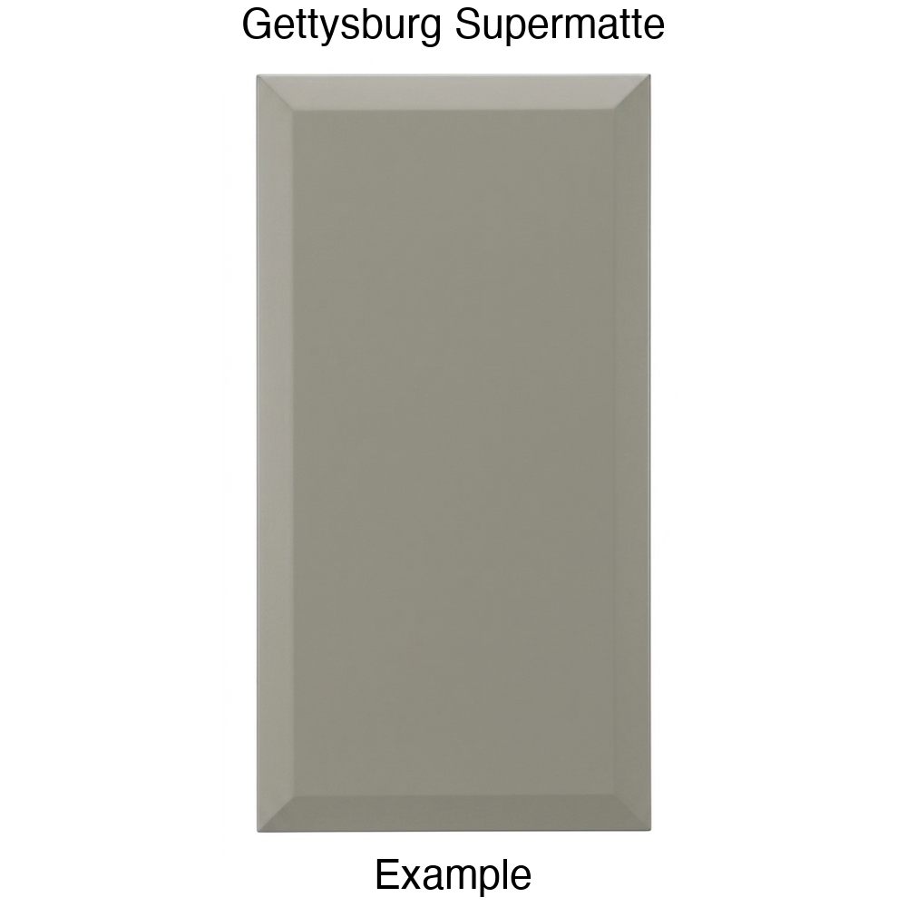 KB732 Slab Thermofoil Cabinet Door in Gettysburg Supermatte