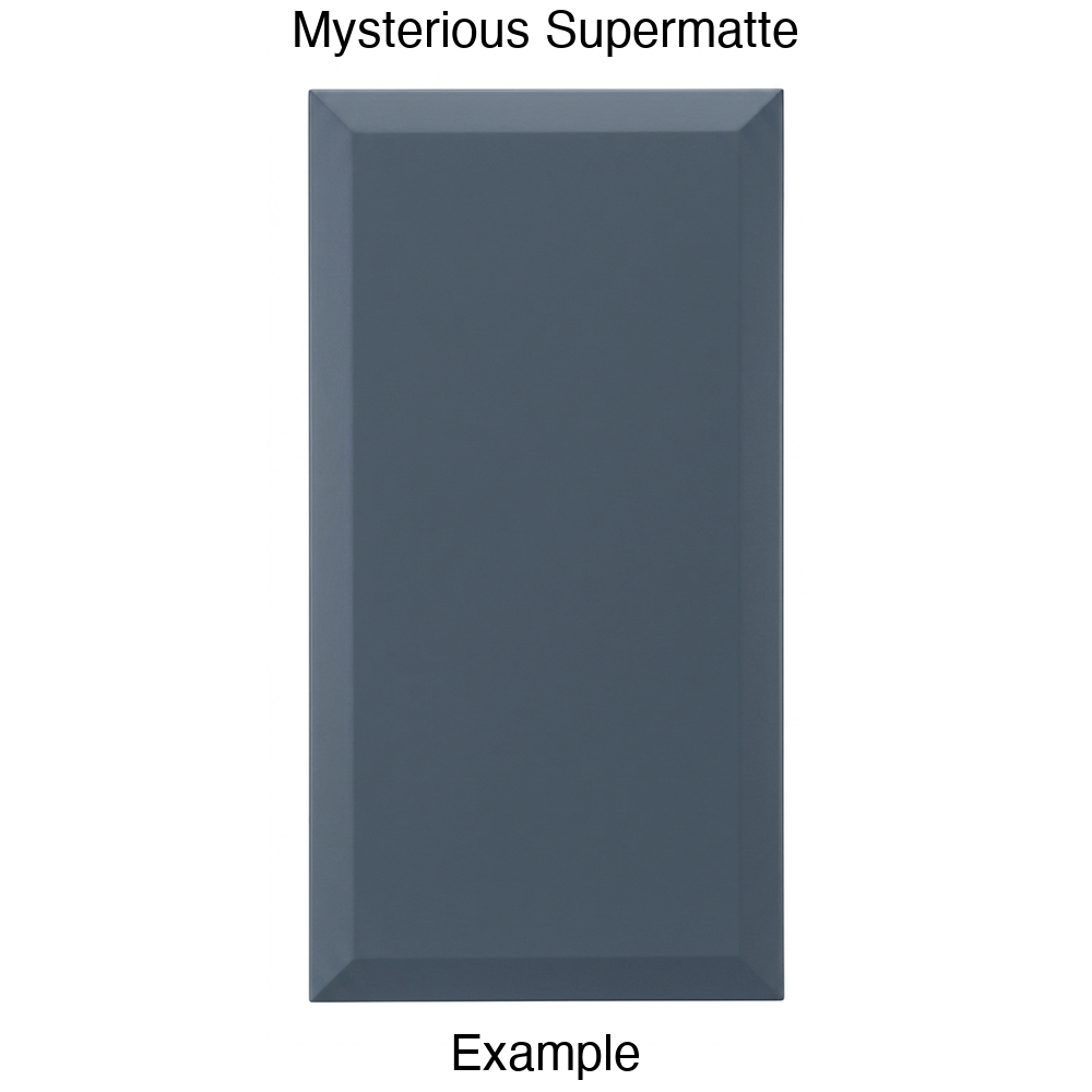 KB732 Slab Thermofoil Cabinet Door in Mysterious Supermatte