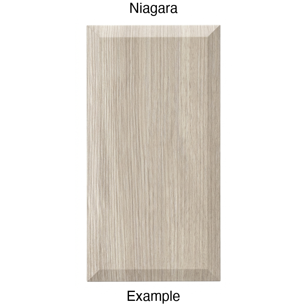 KB732 Slab Thermofoil Cabinet Door in Niagara