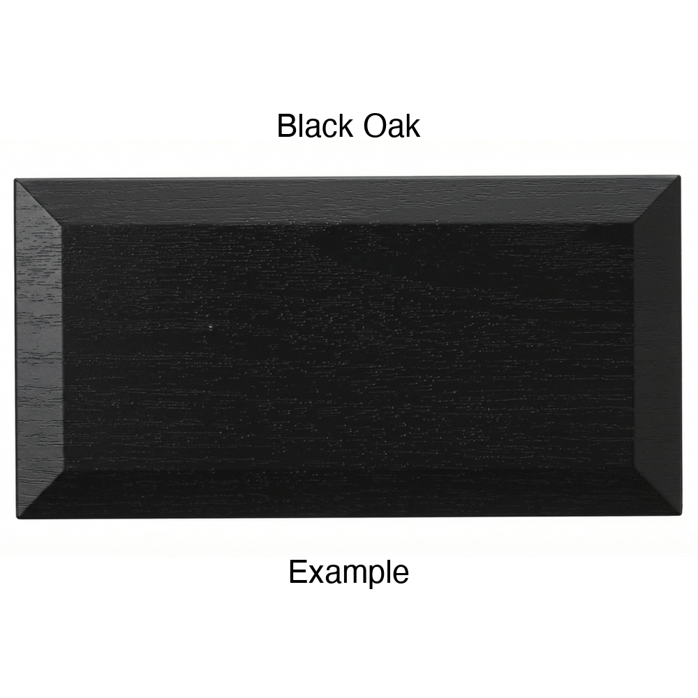 KB732 Thermofoil Drawer Front in Black Oak