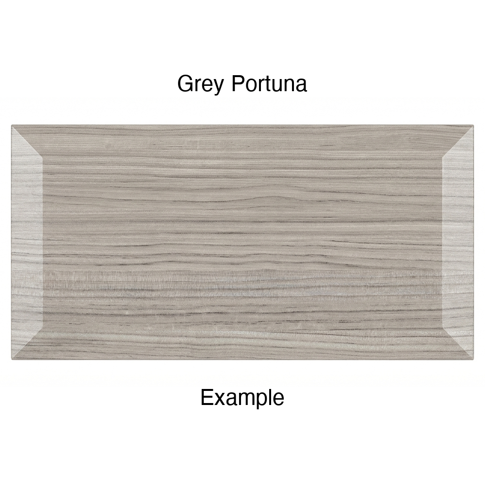 KB732 Thermofoil Drawer Front in Grey Portuna