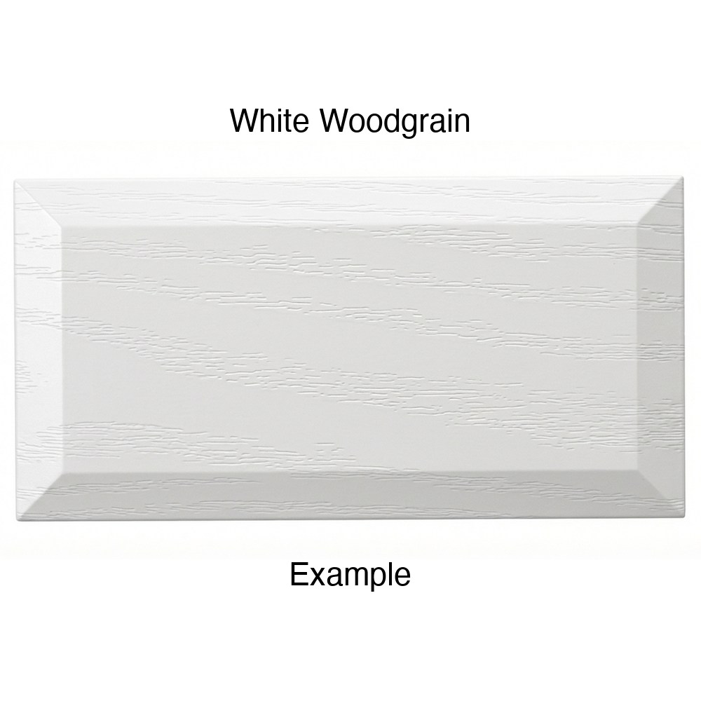 KB732 Thermofoil Drawer Front in White Woodgrain