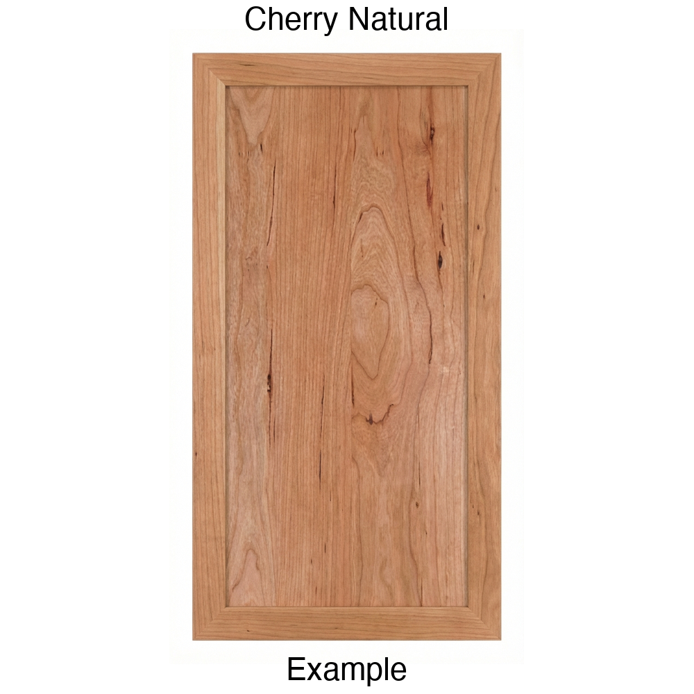 Kennedy Recessed Panel Cabinet Door in Cherry Natural