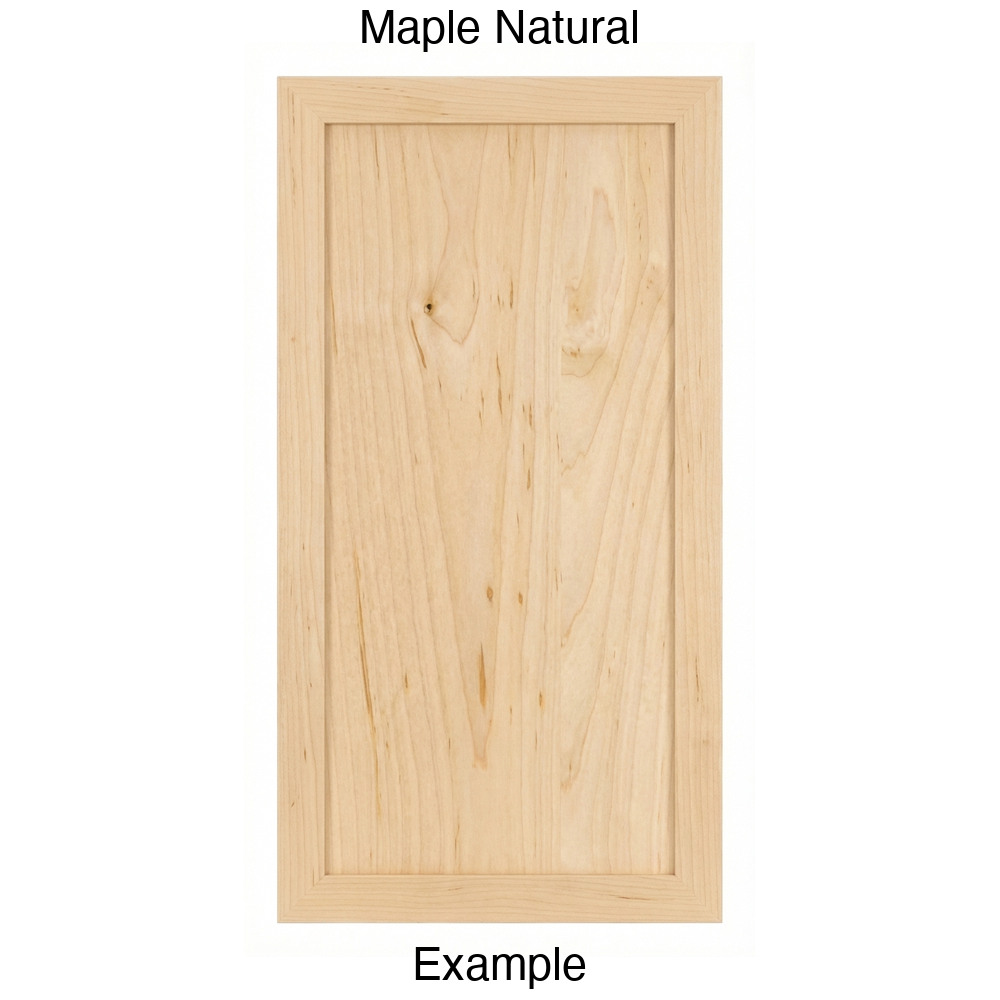 Kennedy Recessed Panel Cabinet Door in Maple Natural