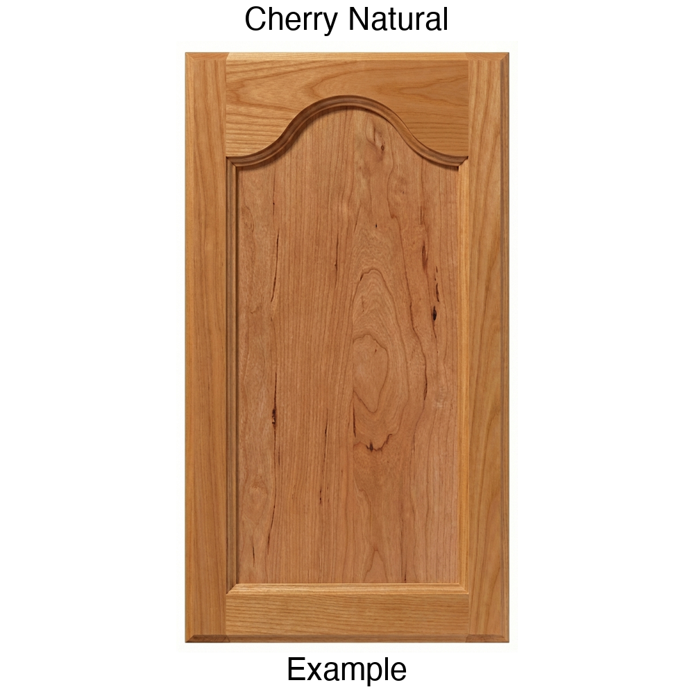 Mission Cathedral Recessed Panel Cabinet Door in Cherry Natural